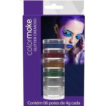 Tinta Cremosa Facial Colormake Glitter Cremoso 6 Cores