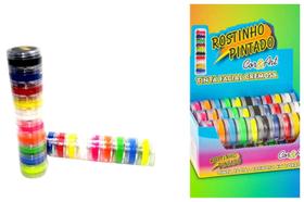 Tinta Cremosa Pra Pintura Facial Torre Com 10 Cores p/Festas Tinta Cremosa Pra Pintura Facial Torre Com 10 Cores p/Festas