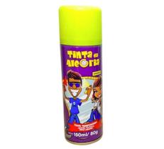 Tinta da alegria spray de tinta temporaria para cabelo 150ml amarelo