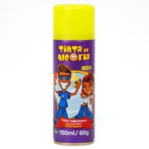 Tinta Da Alegria Spray Infantil Cabelo Maluco Amarelo 150ml