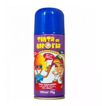 Tinta Da Alegria Spray Para Cabelo Colorida - Sai com Agua 120ml