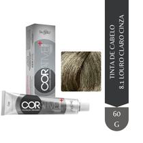 Tinta de Cabelo 8.1 Louro Claro Cinza Corative Color 60g