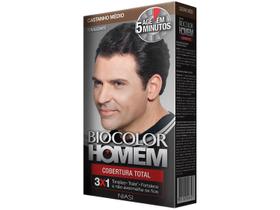 Tinta de Cabelo Biocolor Homem Castanho Médio - 30ml Tinta de Cabelo Biocolor Homem Castanho Médio - 30ml