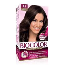 Tinta de Cabelo Biocolor Marrom Escuro da Moda 4.7