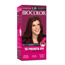 Tinta de Cabelo Biocolor Mini Kit Acaju Púrpura 5.59
