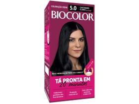 Tinta de Cabelo Biocolor Mini Kit Castanho Claro Luxuoso 5.0