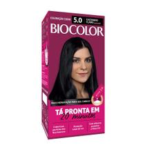 Tinta de Cabelo Biocolor Mini Kit Castanho Claro Luxuoso 5.0