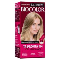 Tinta de Cabelo Biocolor Mini Kit Louro Acinzentado Radiante 8.1