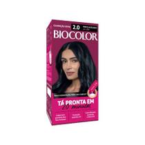 Tinta de Cabelo Biocolor Mini Kit Preto Azulado Incrível 2.0