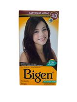 Tinta De Cabelo Coloração Castanho Médio 4.0 Bigen Tinta De Cabelo Coloração Castanho Médio 4.0 Bigen