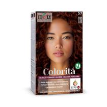 Tinta de Cabelo Coloritá Itely Castanho Claro Marrom 5.7 Tinta de Cabelo Coloritá Itely Castanho Claro Marrom 5.7