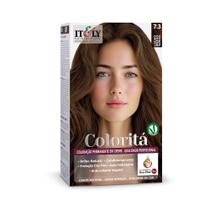 Tinta de Cabelo Coloritá Itely Louro Médio Dourado 7.3