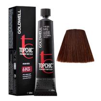 Tinta de cabelo Goldwell Topchic, 6 kg de cobre dourado escu