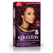 Tinta De Cabelo Kit Koleston Cor Acaju Púrpura 366 Wella