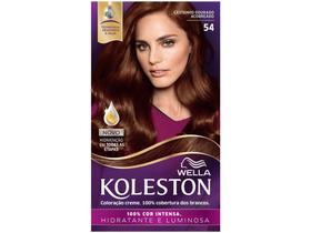 Tinta de Cabelo Koleston 54 - Castanho Dourado Acobreado