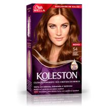 Tinta de Cabelo Koleston Castanho Dourado Acobreado 54