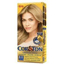Tinta de Cabelo Permanente Cor&Ton Niely - Louro Claro 8.0 Tinta de Cabelo Permanente Cor&Ton Niely - Louro Claro 8.0
