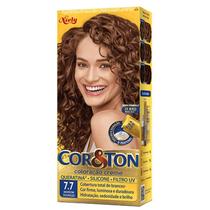 Tinta de Cabelo Permanente Cor&Ton Niely - Marrom Dourado 7.7 Tinta de Cabelo Permanente Cor&Ton Niely - Marrom Dourado 7.7