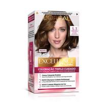 Tinta de Cabelo Permanente Imédia Excellence L'Oréal Paris Creme 5.3 Castanho Claro Dourado Tinta de Cabelo Permanente Imédia Excellence L'Oréal Paris Creme 5.3 Castanho Claro Dourado