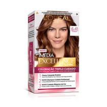 Tinta de Cabelo Permanente Imédia Excellence L'Oréal Paris Creme 6.41 Marrom Tinta de Cabelo Permanente Imédia Excellence L'Oréal Paris Creme 6.41 Marrom