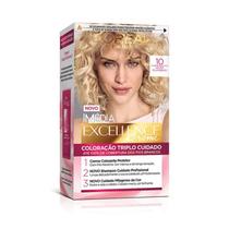 Tinta de Cabelo Permanente Imédia Excellence LOréal Paris Creme 10 Louro Claríssimo