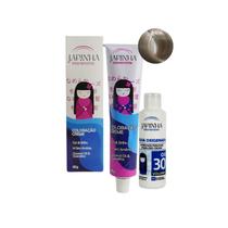 Tinta de Cabelo sem Amônia 10.89 Louro Clarissimo + Ox 30 Vol Japinha Tinta de Cabelo sem Amônia 10.89 Louro Clarissimo + Ox 30 Vol Japinha
