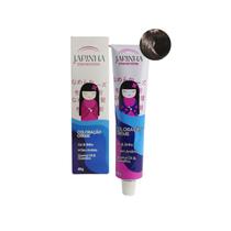 Tinta de Cabelo sem Amônia 4.7 Castanho Medio Marrom - Japinha Color Tinta de Cabelo sem Amônia 4.7 Castanho Medio Marrom - Japinha Color