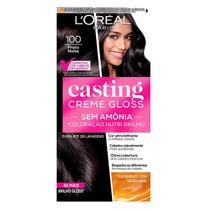 Tinta De Cabelo Sem Amônia Casting Creme Gloss Cor 100 Preto Noite L'oréal Paris