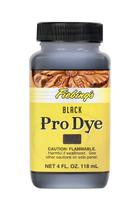Tinta de couro Fiebing Pro Dye preta à base de álcool 120 ml