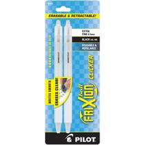 Tinta de gel apagável Pen PILOT FriXion Ball Clicker de 0,5 mm, pacote com 2 Tinta de gel apagável Pen PILOT FriXion Ball Clicker de 0,5 mm, pacote com 2