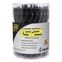 Tinta de gel retrátil Pen Pilot G2 Premium preta 0,7 mm 36/pacote