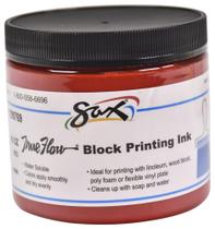 Tinta de impressão em bloco Sax Primary Red 473ml Tinta de impressão em bloco Sax Primary Red 473ml