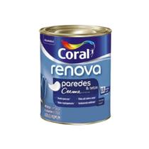 Tinta de Parede Acrílica Coral Renova Cor Laranja 800ml Lavável Premium Antimofo