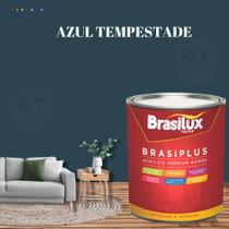 Tinta de Parede Azul Marinho 800ml Brasiplus Acrílica Fosca