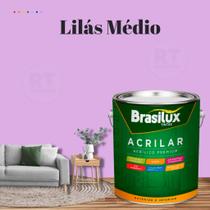 Tinta De Parede Brasilux Acrilar Cor Roxo Fosca Lavável Antimofo Premium 3,2L Cor Roxo Açai/Cor Berinjela. Tinta De Parede Brasilux Acrilar Cor Roxo Fosca Lavável Antimofo Premium 3,2L Cor Roxo Açai/Cor Berinjela.