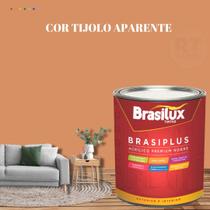 Tinta de Parede Laranja 800ml Brasiplus Fosca