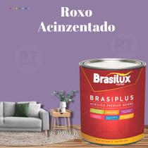 Tinta de Parede Roxo 800ml Brasiplus Fosca
