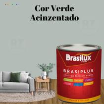 Tinta de Parede Verdes 800ml Brasiplus Fosca
