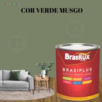 Tinta de Parede Verdes 800ml Brasiplus Fosca