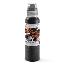 Tinta de tatuagem World Famous Outlining Black 120 ml vegana não tóxica