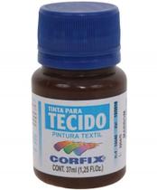 Tinta de tecido 37 ml Corfix - marom
