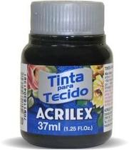 Tinta de tecido 37ml Acrilex -Preto 520 Tinta de tecido 37ml Acrilex -Preto 520 Tinta de tecido 37ml Acrilex -Preto 520 Tinta de tecido 37ml Acrilex -Preto 520