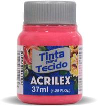 Tinta de tecido 37ml Acrilex -rosa pink 527 Tinta de tecido 37ml Acrilex -rosa pink 527