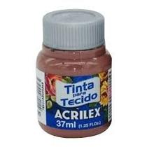 Tinta de tecido Acrilex capuccino 585 37ml Tinta de tecido Acrilex capuccino 585 37ml