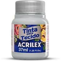 Tinta de tecido Acrilex cinza claro 627 37ml