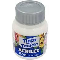 Tinta de tecido Acrilex incolor e clareador 37ml Tinta de tecido Acrilex incolor e clareador 37ml