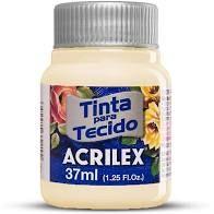 Tinta de tecido Acrilex marfim 529 37ml