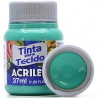 Tinta de tecido Acrilex verde country 822 37ml