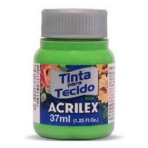 Tinta de tecido Acrilex verde folha 510 37ml