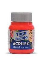 Tinta de tecido Acrilex vermelho fogo 507 37ml